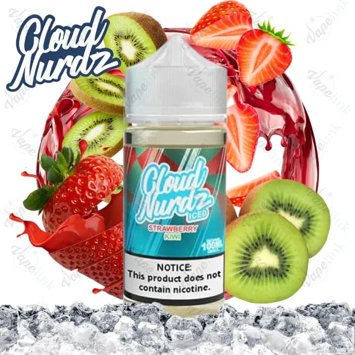 Cloud Nurdz | ICED | Strawberry Kiwi ICED 100ml