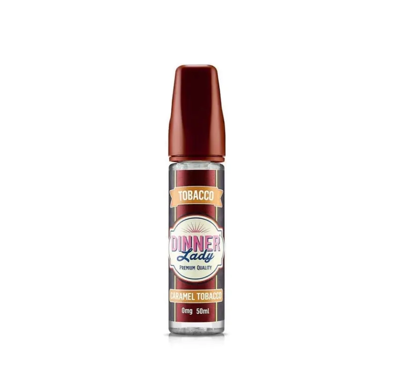 Dinner Lady 50ml Shortfill – Tobacco Range – Caramel Tobacco