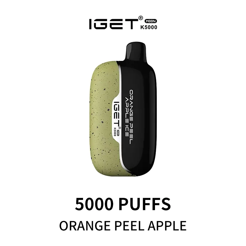 IGET Moon K5000 Puffs – Orange Peel Apple Ice