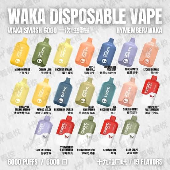Waka smash 6000 puff