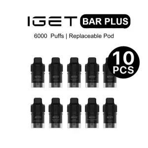 IGET Bar Plus Pod Box Mixed Flavours (10PCS