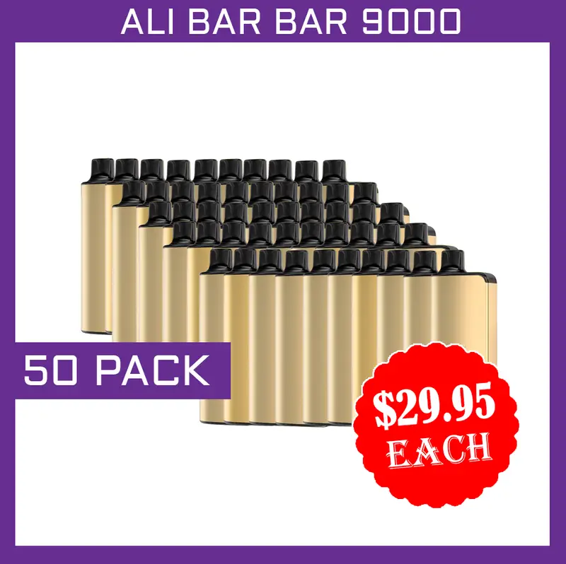 ALIBARBAR INGOT 9000 PUFF – 50 pack Order
