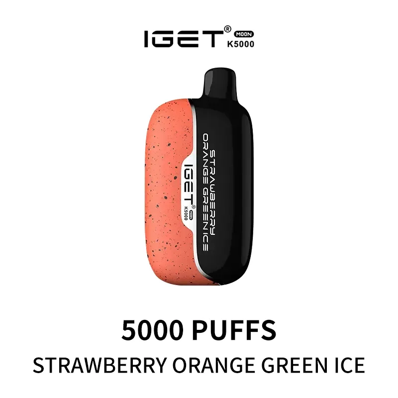 IGET Moon K5000 Puffs – Strawberry Orange Green Ice