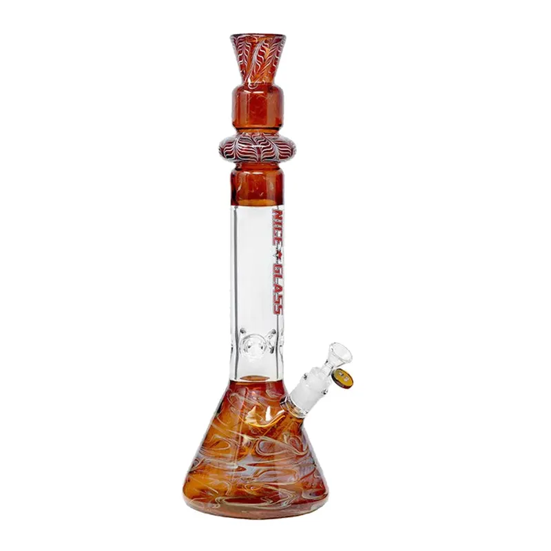 18″ Nice Glass Top Glass Beaker Bong