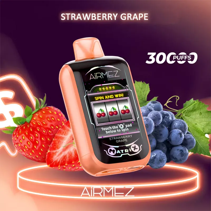 Airmez Matrix Pro 30000 Puffs – Strawberry Grape