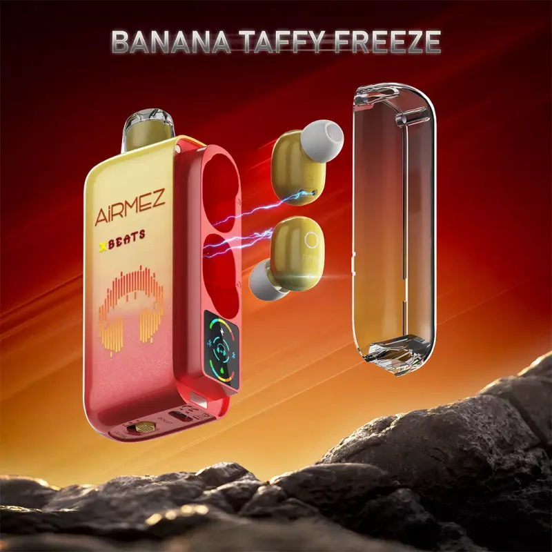 Airmez Xbeats 40000 Puffs – Banana Taffy Freeze