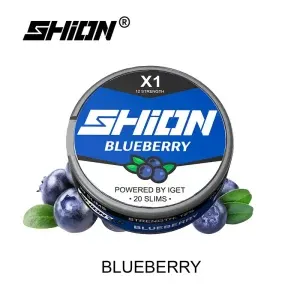 Blueberry Ice – IGET SHION X1 Nicotine Pouch 12mg