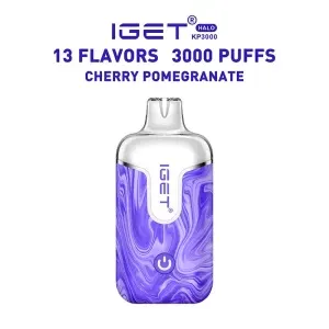 Cherry Pomegranate – IGET Halo Vape Kit 3000 Puffs