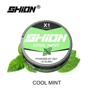 Cool Mint – IGET SHION X1 Nicotine Pouch 12mg