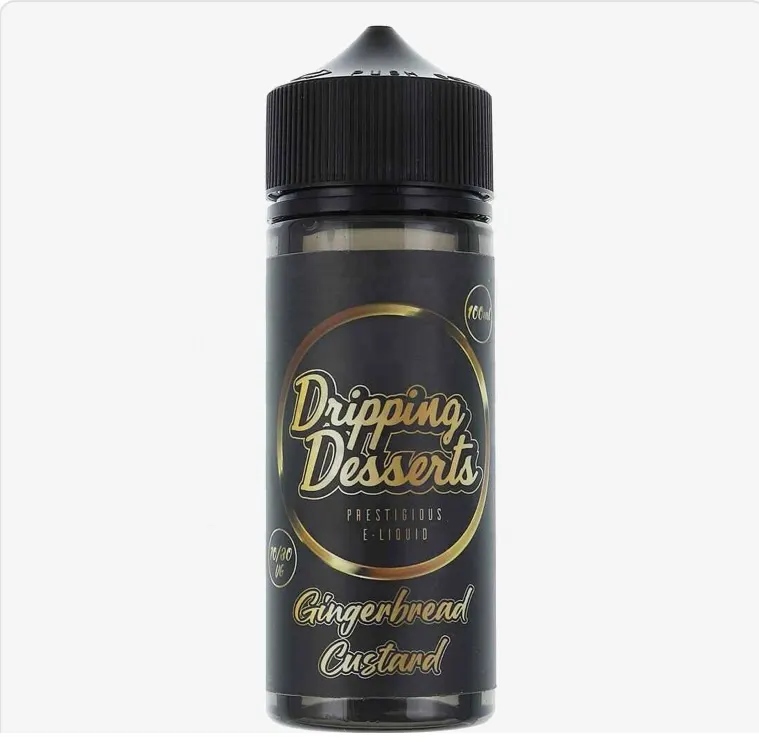 Gingerbread Custard by Dripping Desserts E Liquid | 100ml Short Fill
