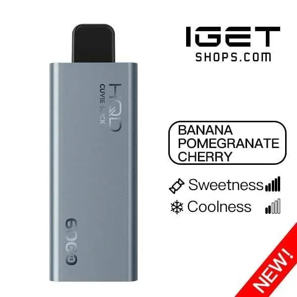 HQD Cuvie Slick 6000 – Banana Pomegranate Cherry