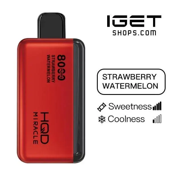 HQD Miracle 8000 – Strawberry Watermelon