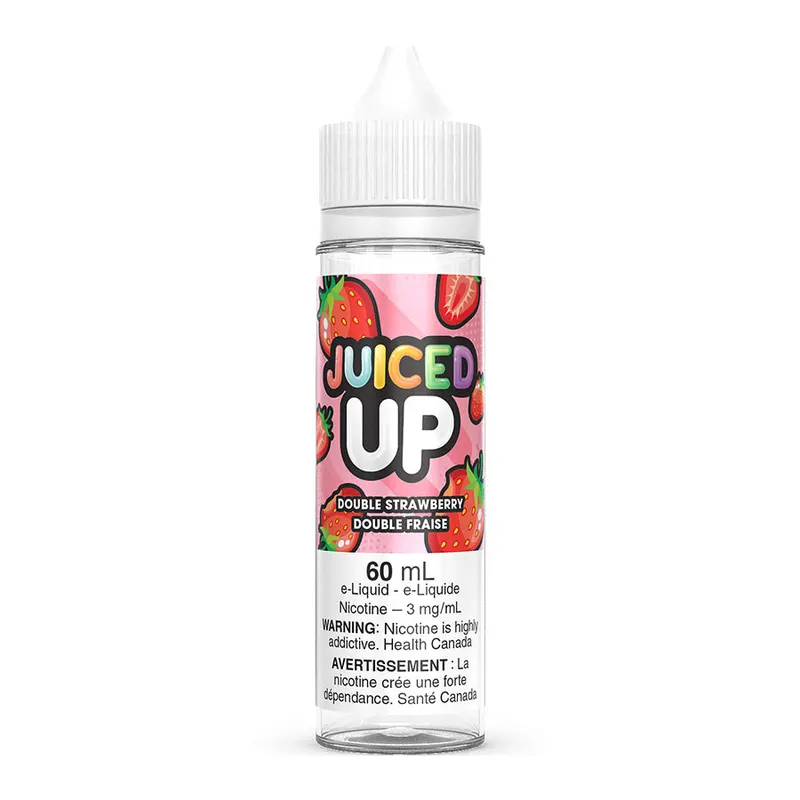 Juiced Up Freebase E-Liquid – Double Strawberry 60ml