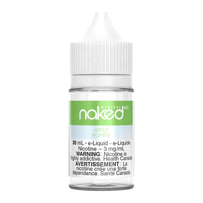 Naked100 Freebase E-Liquid – Apple Menthol 30ml