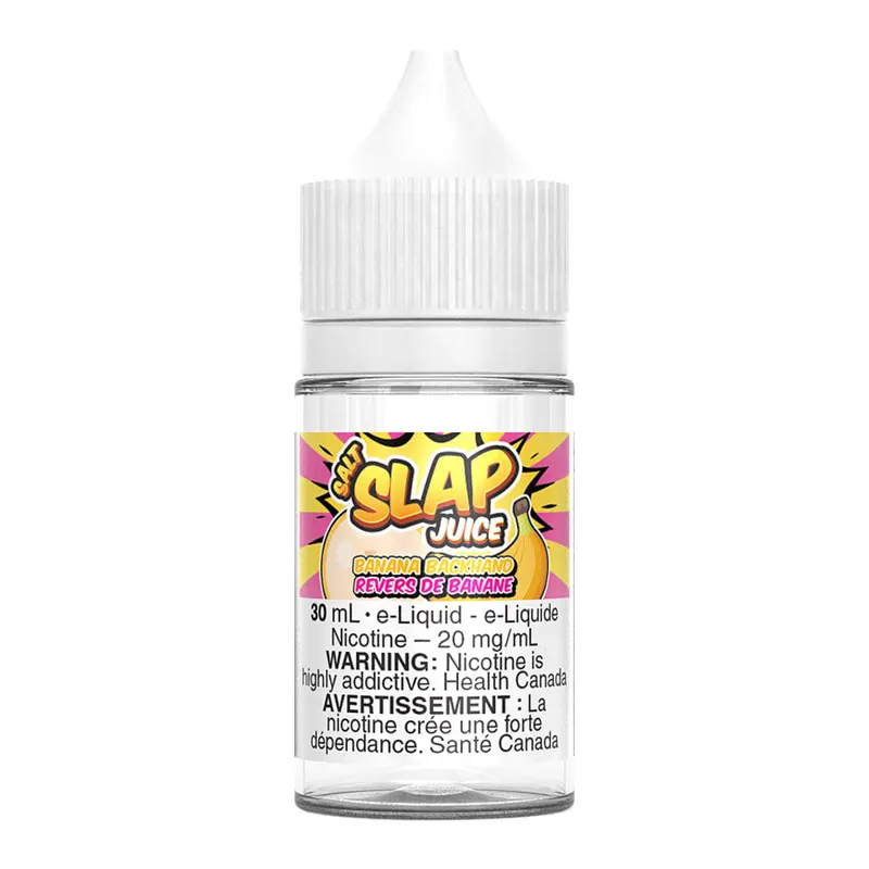 Slap Juice Salt Nic E-liquid – Banana Backhand 30ml