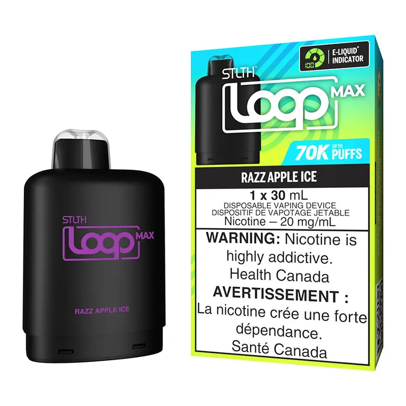 STLTH Loop Max E-Liquid Pod Pack – Razz Apple Ice