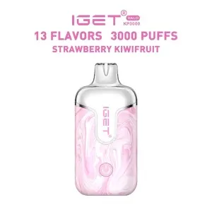 Strawberry Kiwifruit – IGET Halo Vape Kit 3000 Puffs