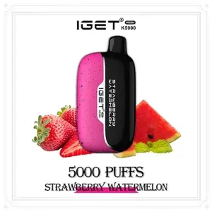 Strawberry Watermelon – IGET Moon 5000 Puffs